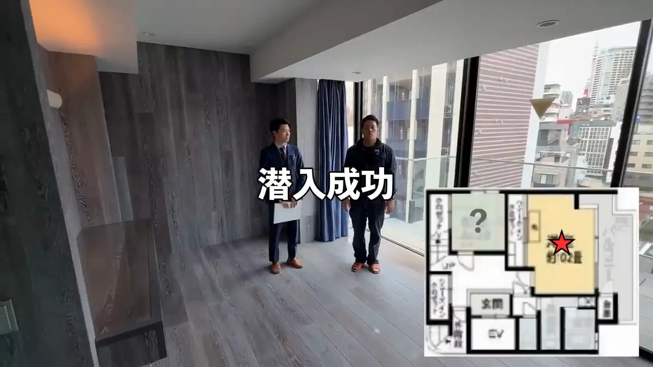 寝室とウォークインクローゼット