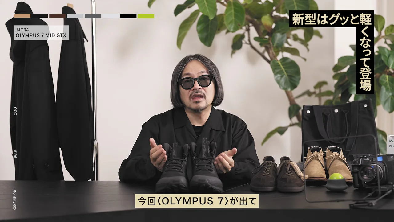 出張用のアルトラ・オリンパス7 ミッド GTX