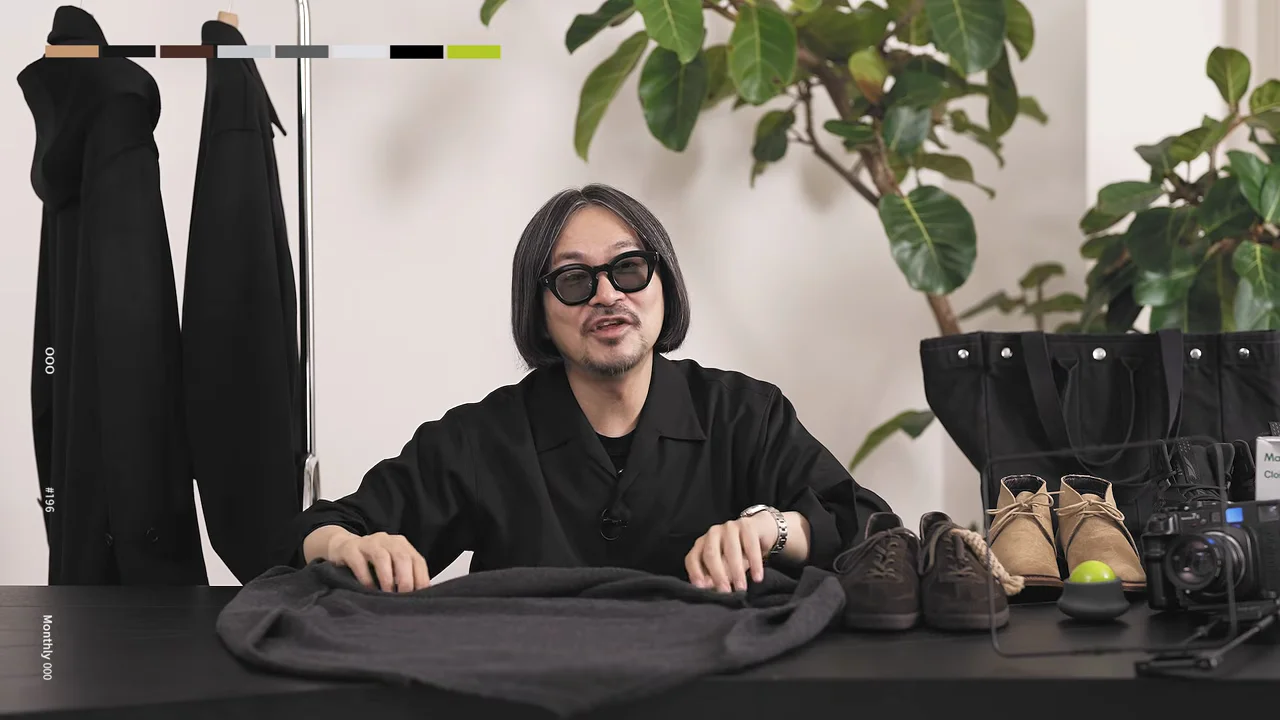 MARKAWAREのカシミヤダブルフェイス